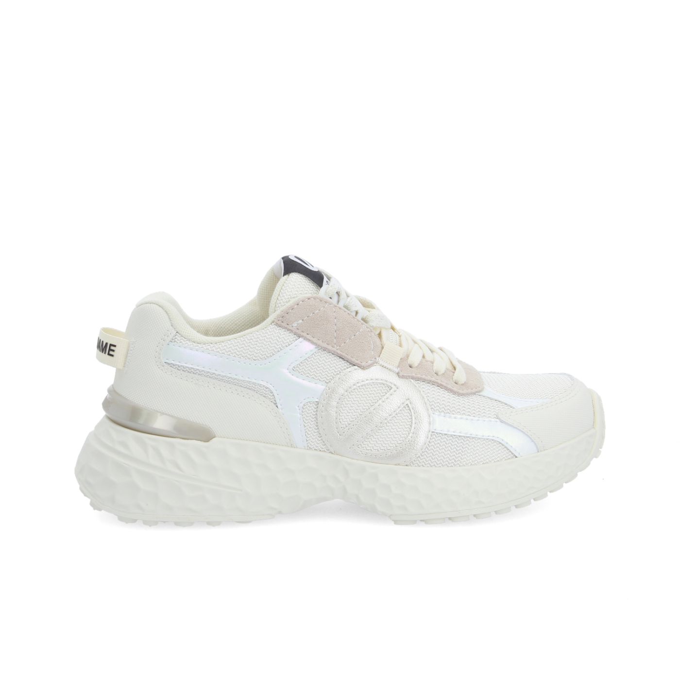 CARTER 2.0 RUNNER W - KNIT/STAMP/SDE - OFF WHITE